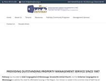 Tablet Screenshot of pathwayhousing.ca